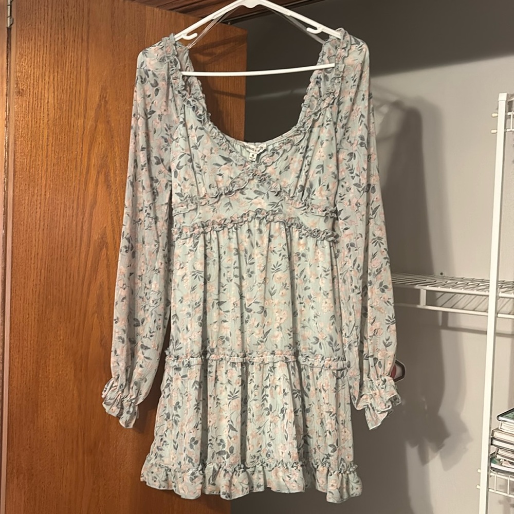 Von Maur Green Floral Dress